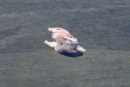 Kazakhstan Space Station Landing