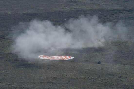 Kazakhstan Space Station Landing