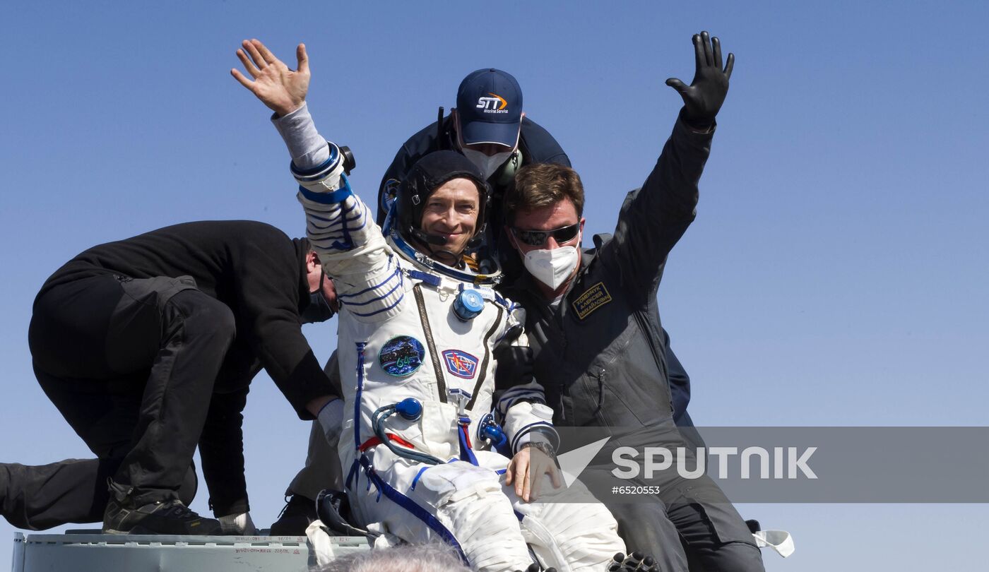 Kazakhstan Space Station Landing