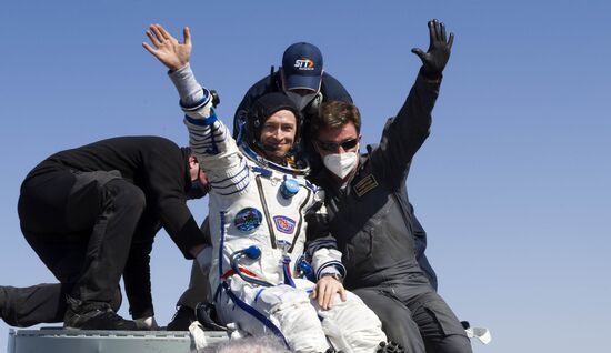 Kazakhstan Space Station Landing