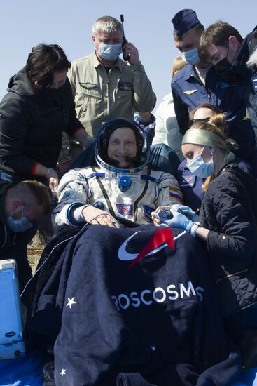 Kazakhstan Space Station Landing