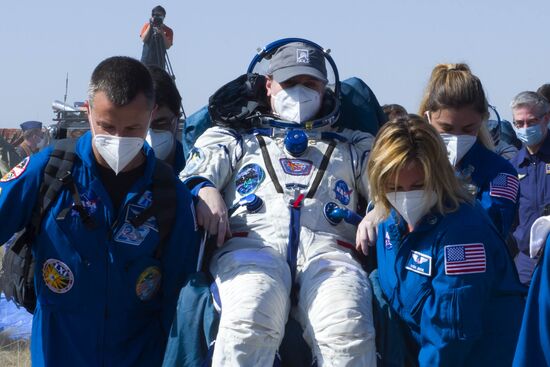 Kazakhstan Space Station Landing