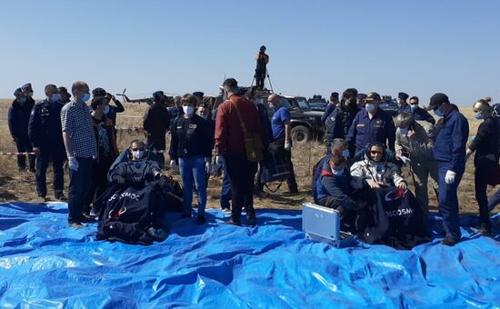 Kazakhstan Space Station Landing