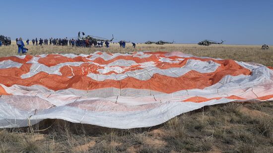 Kazakhstan Space Station Landing