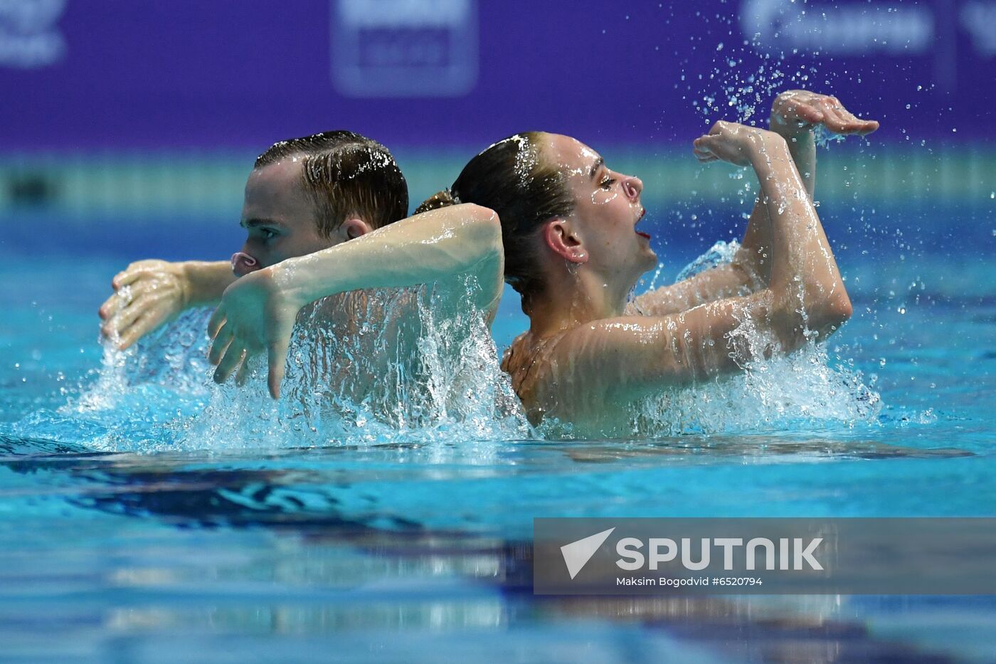 Russia Artistic Swimming World Series Mixed Duet Free