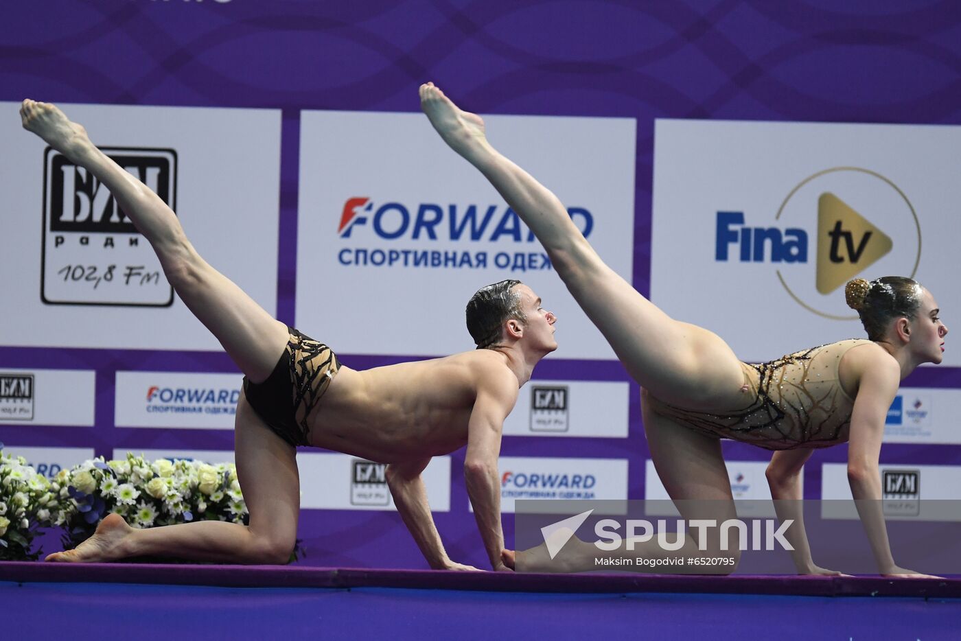 Russia Artistic Swimming World Series Mixed Duet Free