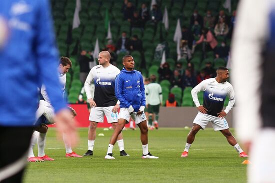 Russia Soccer Premier-League Krasnodar -Zenit