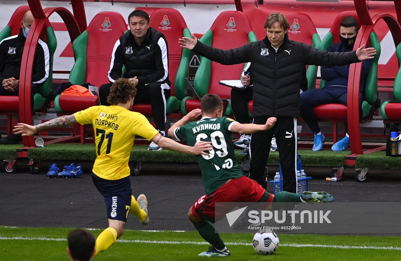 Russia Soccer Premier-League Lokomotiv - Rostov