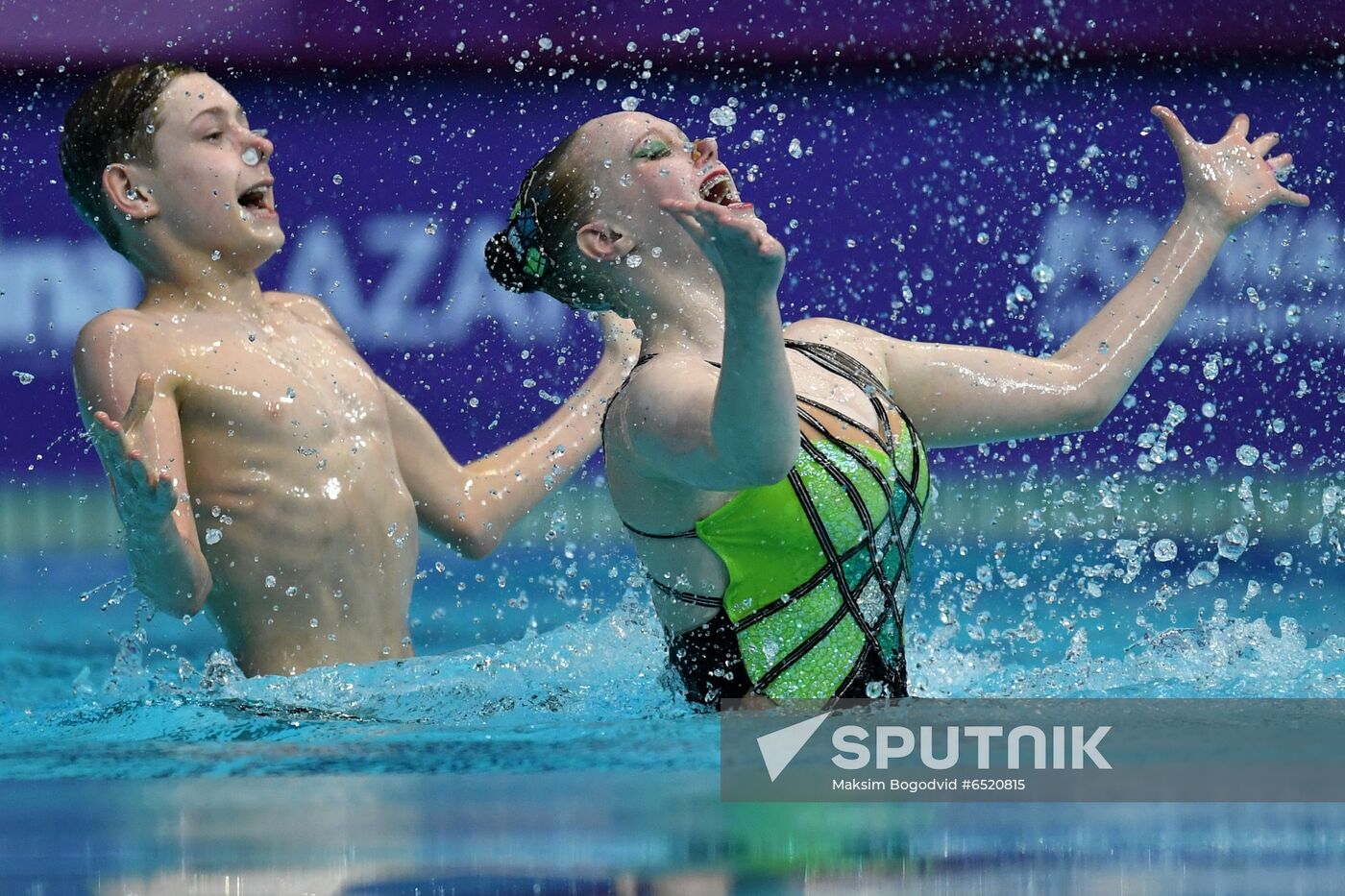 Russia Artistic Swimming World Series Mixed Duet Free