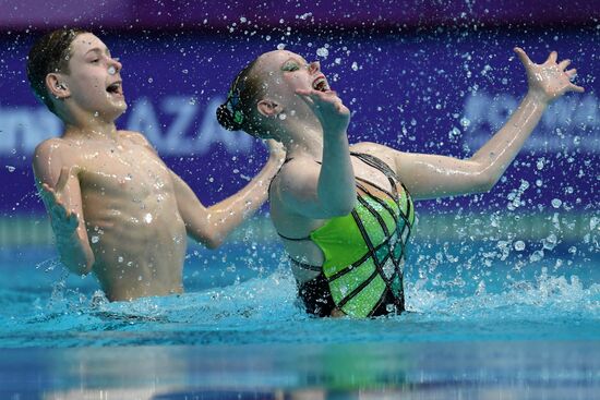 Russia Artistic Swimming World Series Mixed Duet Free
