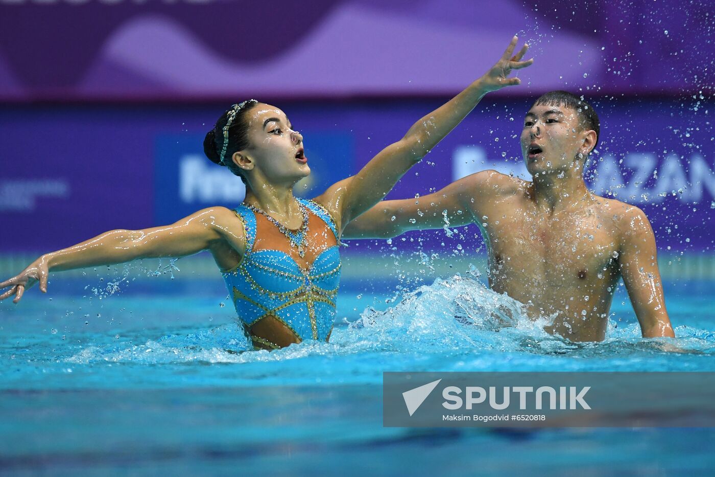 Russia Artistic Swimming World Series Mixed Duet Free