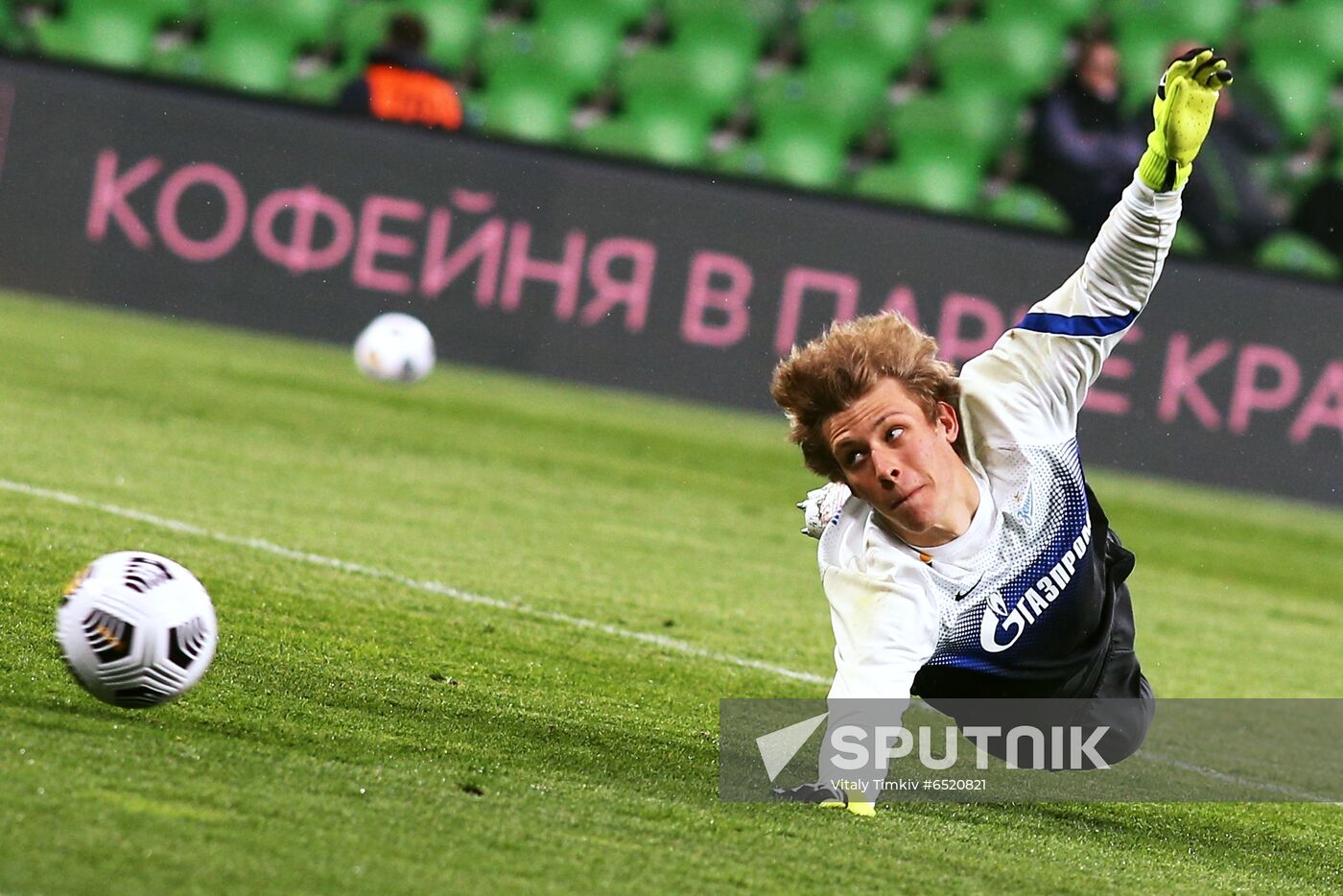 Russia Soccer Premier-League Krasnodar -Zenit