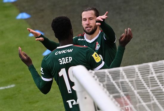 Russia Soccer Premier-League Lokomotiv - Rostov