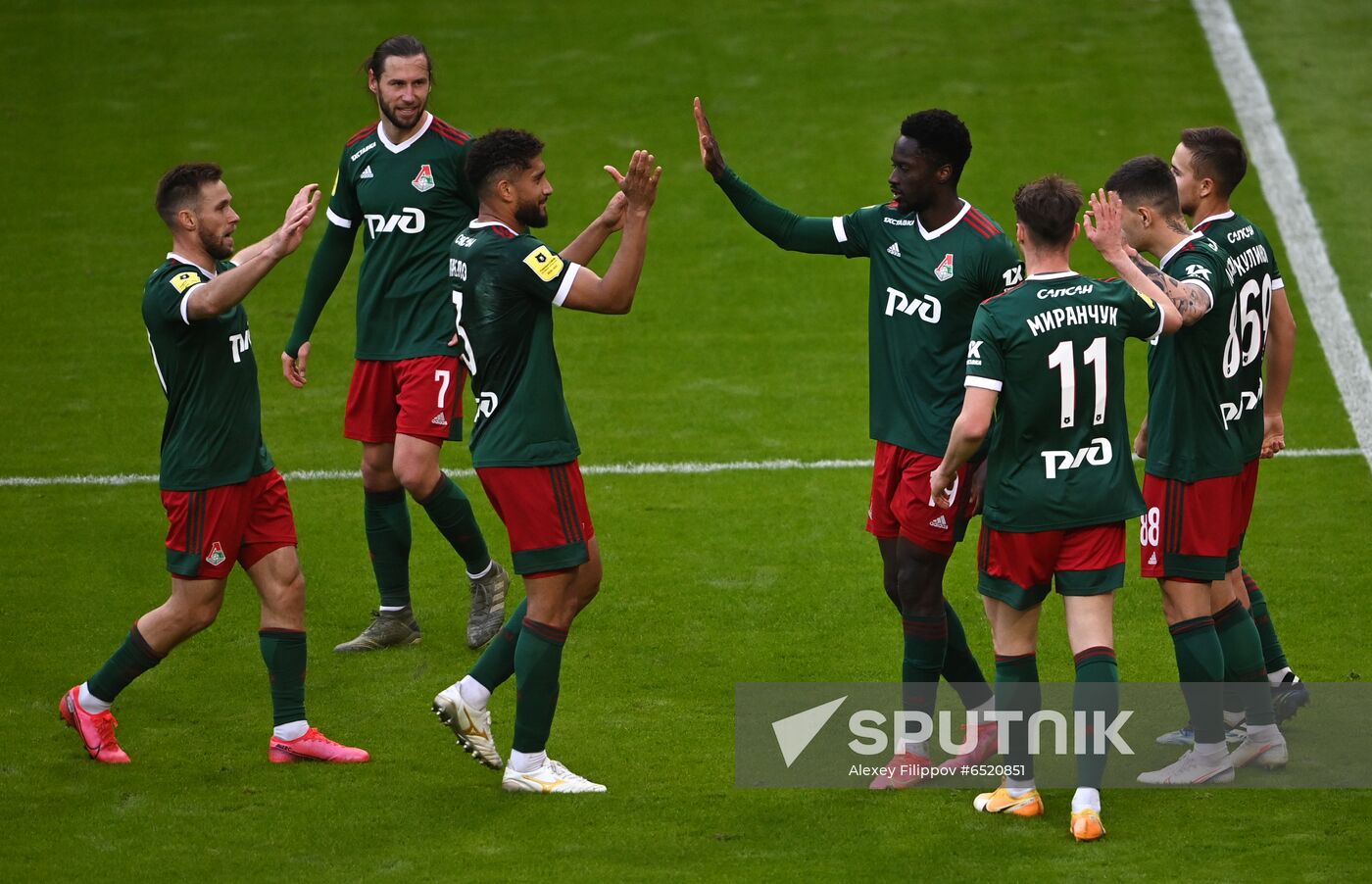 Russia Soccer Premier-League Lokomotiv - Rostov