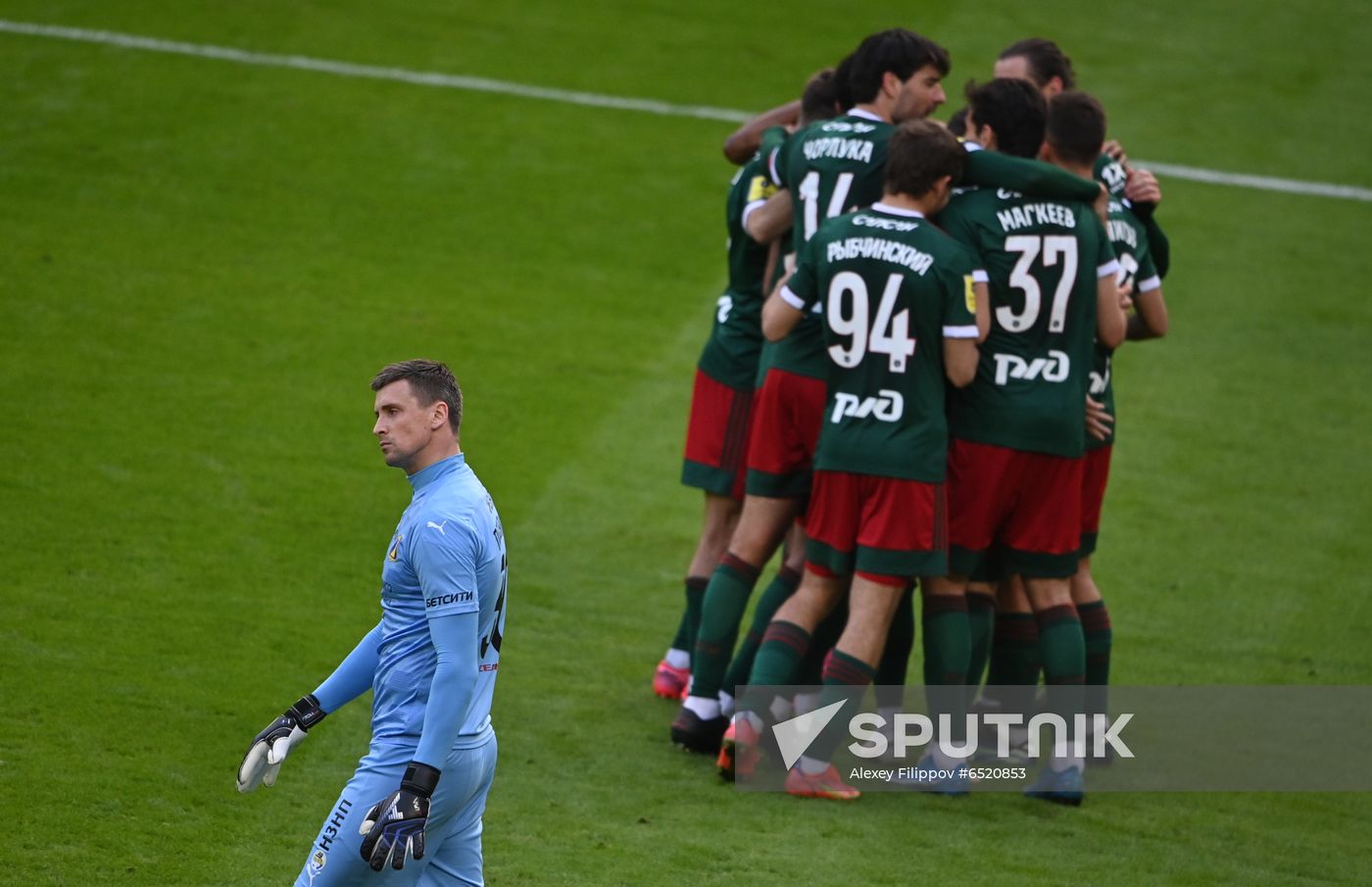 Russia Soccer Premier-League Lokomotiv - Rostov