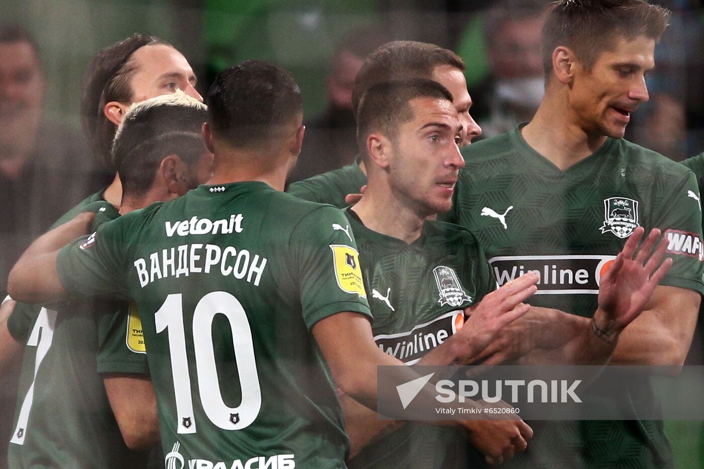 Russia Soccer Premier-League Krasnodar -Zenit