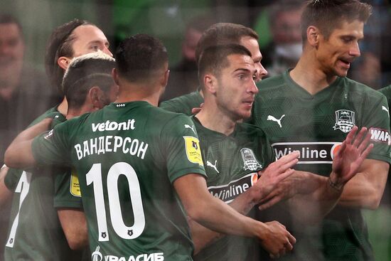 Russia Soccer Premier-League Krasnodar -Zenit