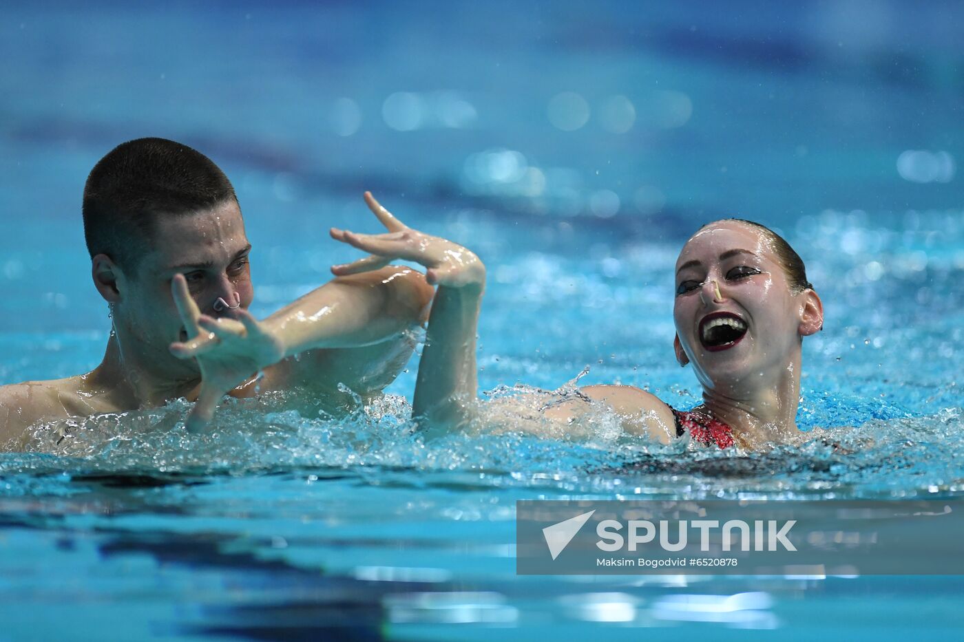 Russia Artistic Swimming World Series Mixed Duet Free