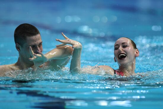 Russia Artistic Swimming World Series Mixed Duet Free