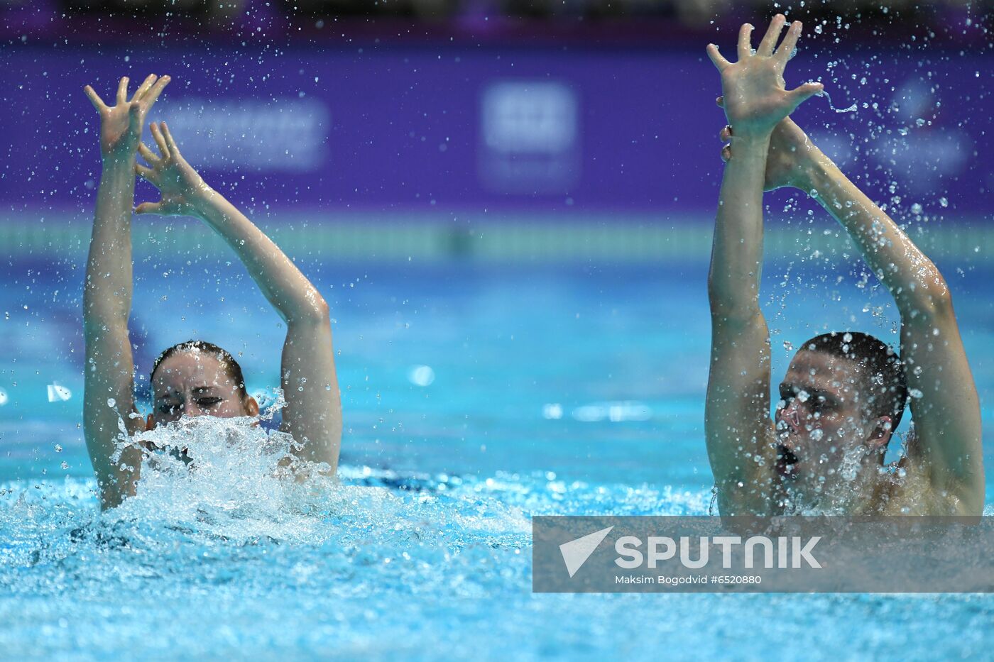 Russia Artistic Swimming World Series Mixed Duet Free