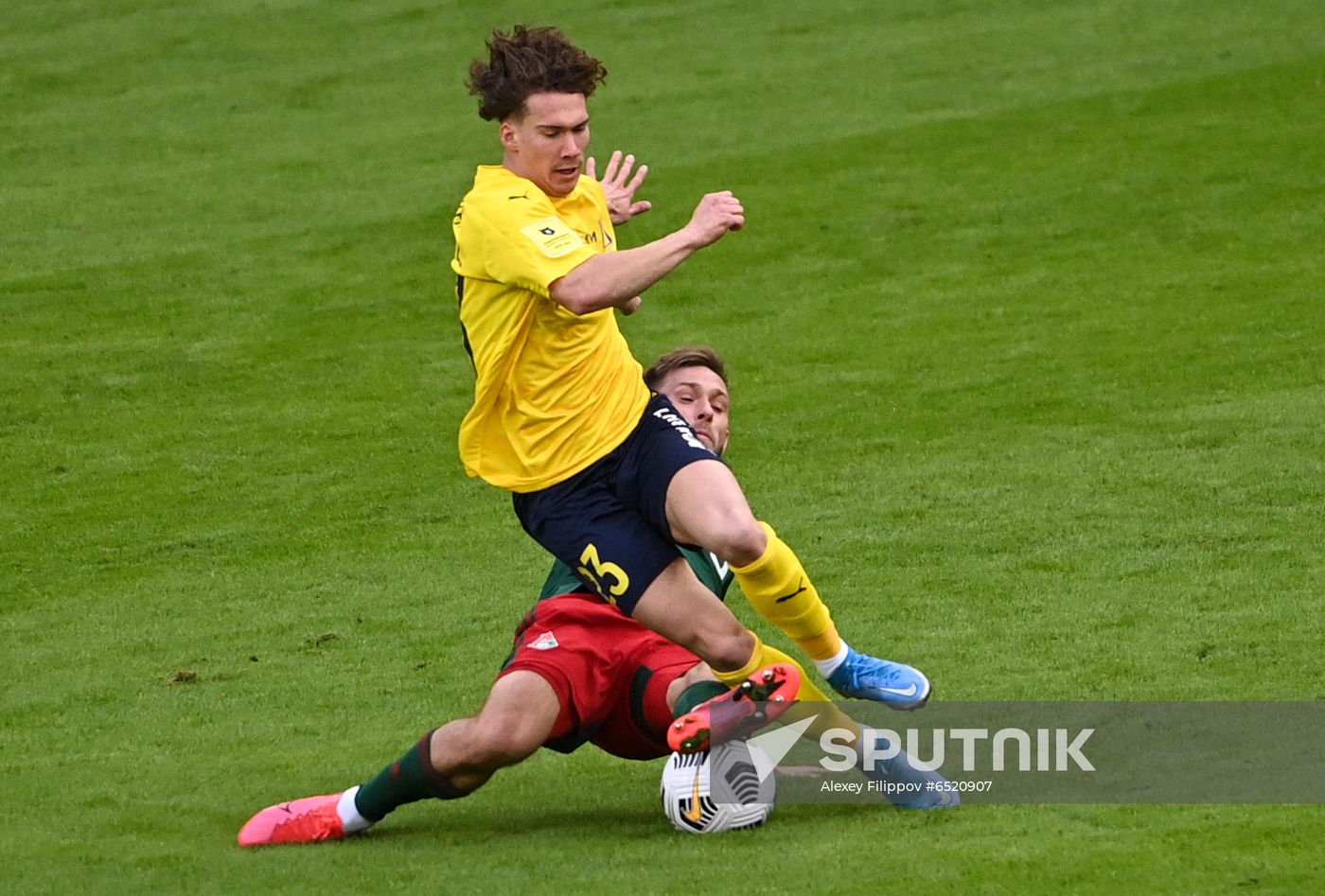 Russia Soccer Premier-League Lokomotiv - Rostov