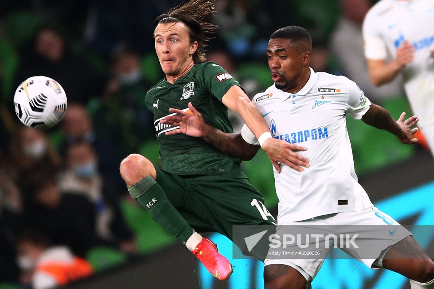 Russia Soccer Premier-League Krasnodar -Zenit