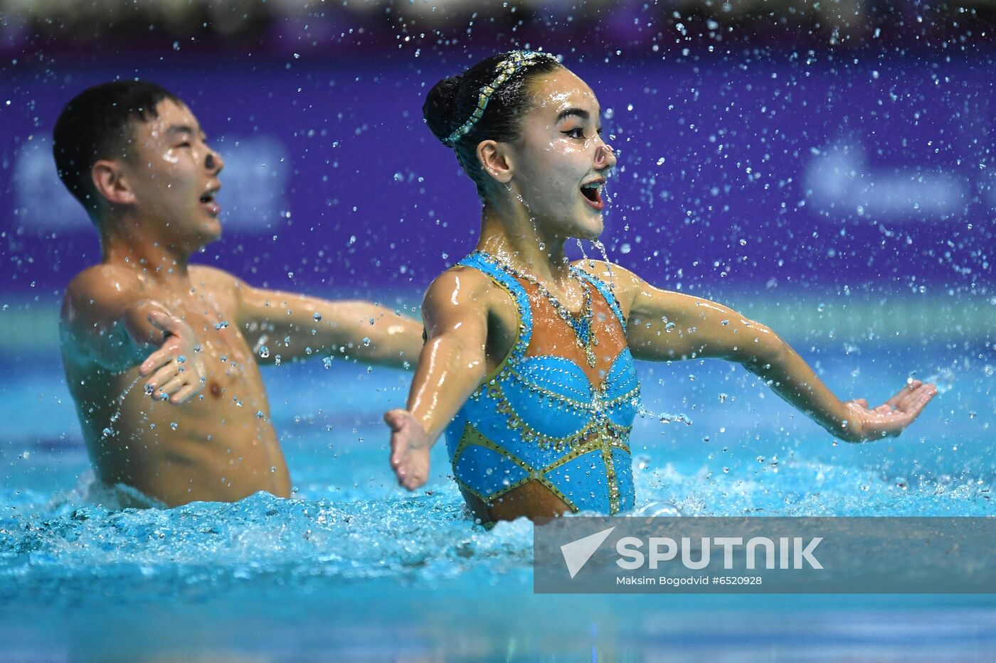 Russia Artistic Swimming World Series Mixed Duet Free