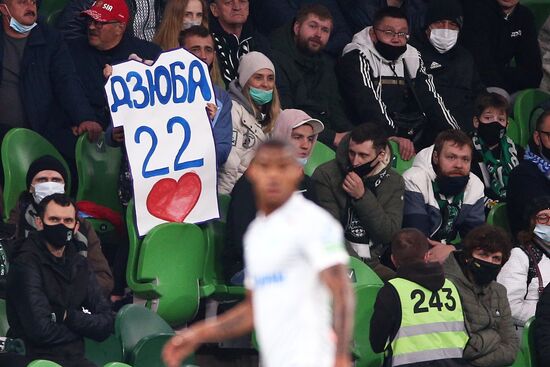 Russia Soccer Premier-League Krasnodar -Zenit