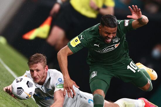 Russia Soccer Premier-League Krasnodar -Zenit