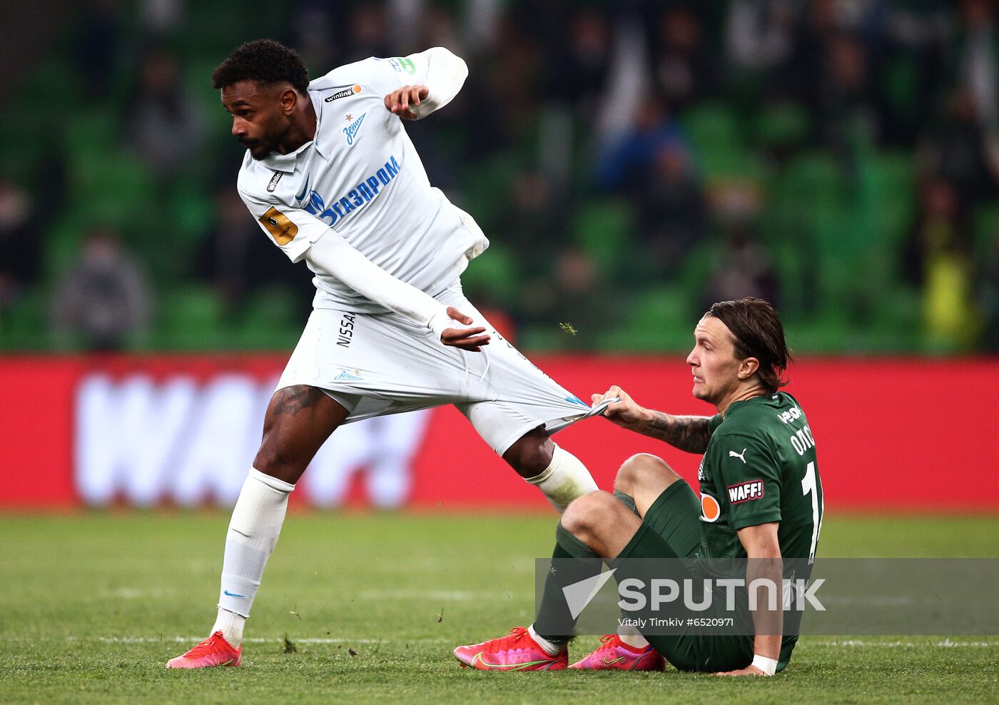 Russia Soccer Premier-League Krasnodar -Zenit