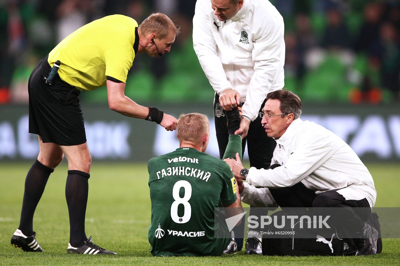 Russia Soccer Premier-League Krasnodar -Zenit