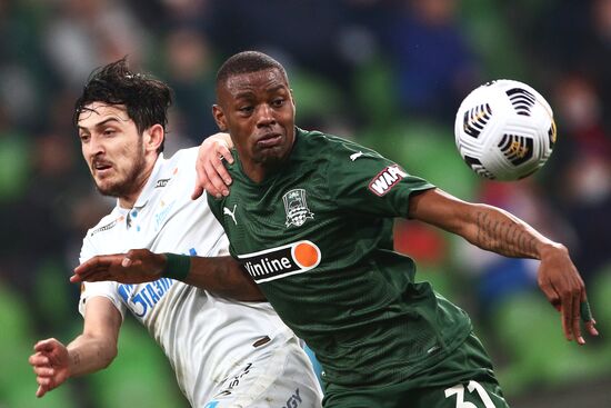 Russia Soccer Premier-League Krasnodar -Zenit