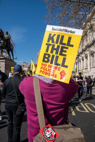Britain Kill The Bill Protest