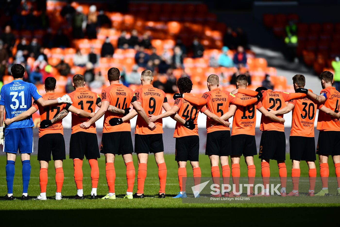 Russia Soccer Premier-League Ural - Rubin