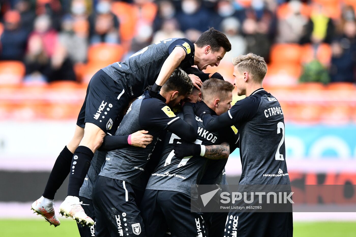Russia Soccer Premier-League Ural - Rubin