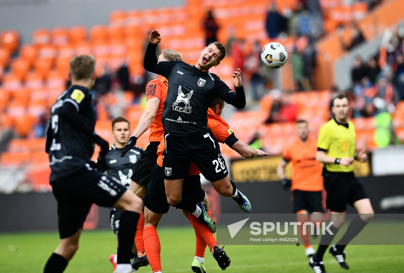 Russia Soccer Premier-League Ural - Rubin