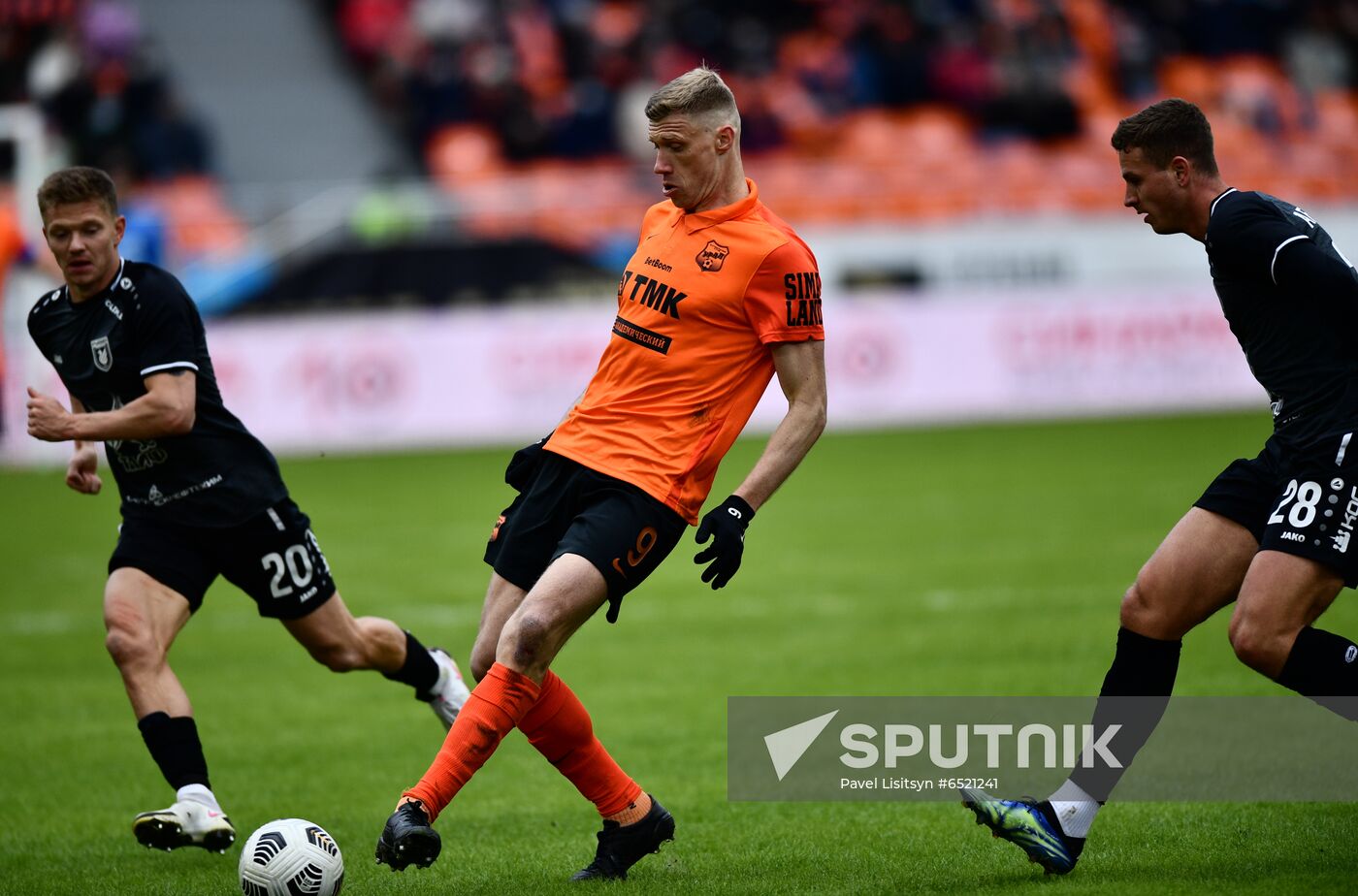 Russia Soccer Premier-League Ural - Rubin