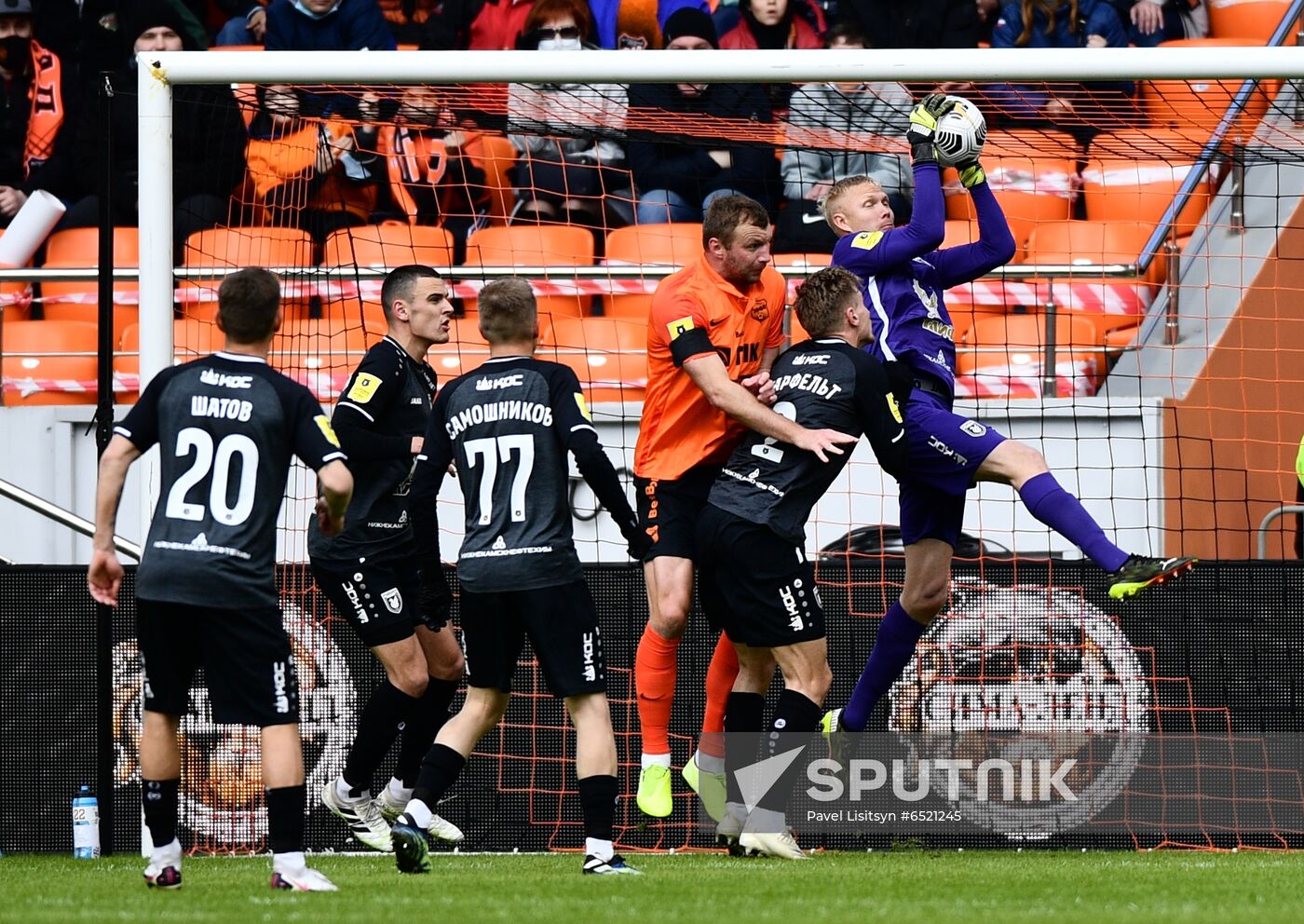 Russia Soccer Premier-League Ural - Rubin