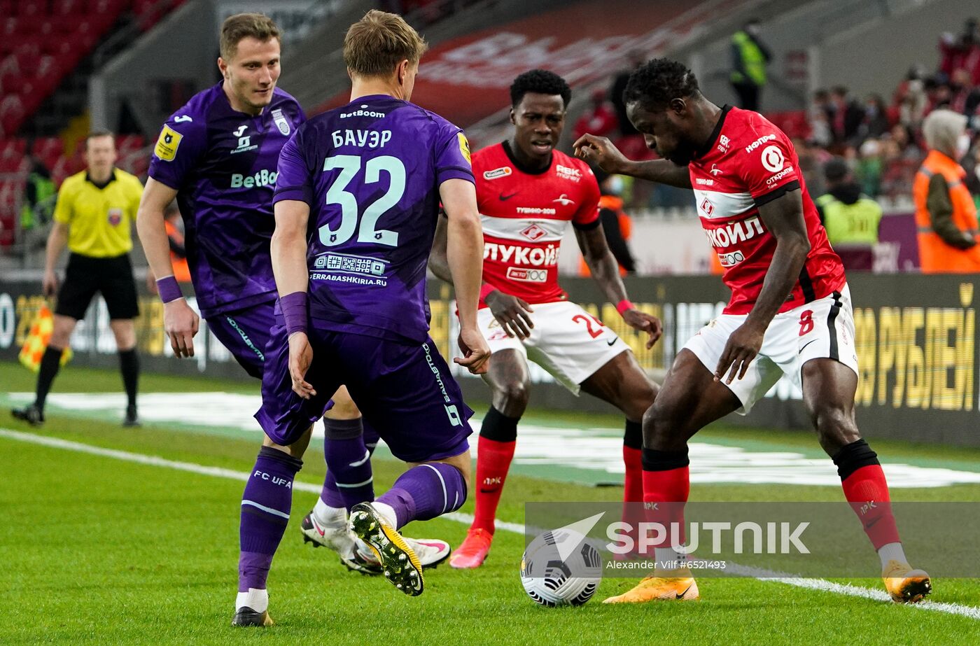 Russia Soccer Premier-League Spartak - Ufa