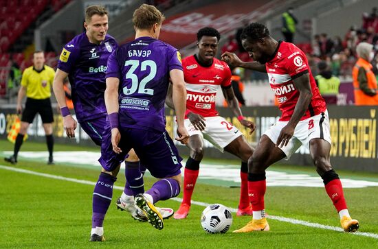 Russia Soccer Premier-League Spartak - Ufa