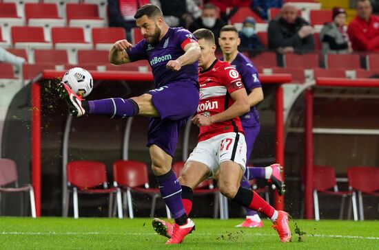 Russia Soccer Premier-League Spartak - Ufa