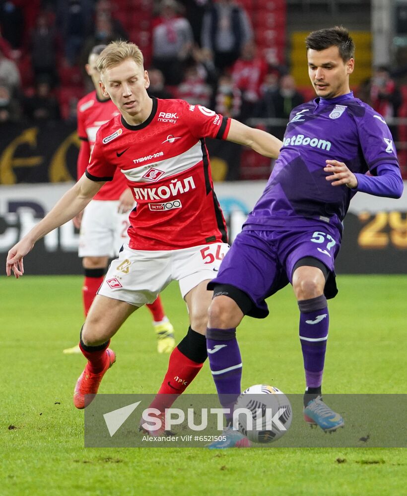 Russia Soccer Premier-League Spartak - Ufa