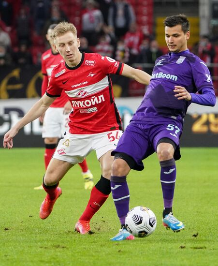 Russia Soccer Premier-League Spartak - Ufa