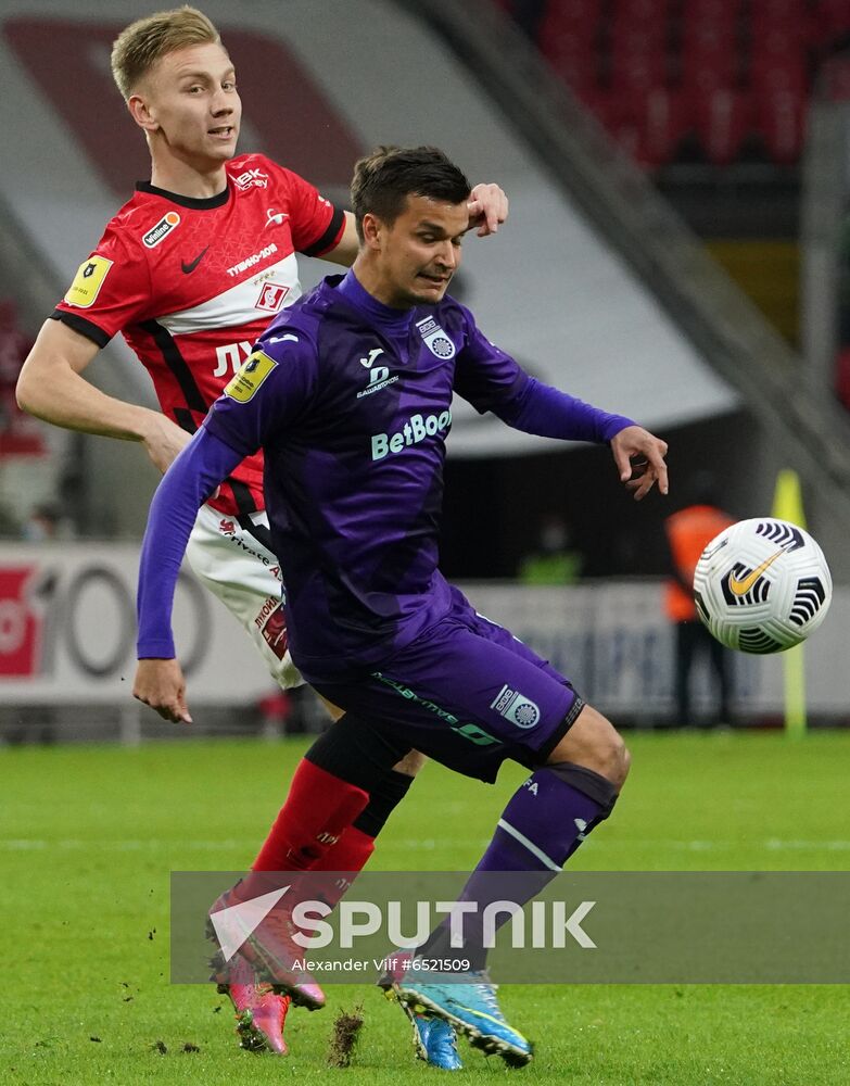 Russia Soccer Premier-League Spartak - Ufa