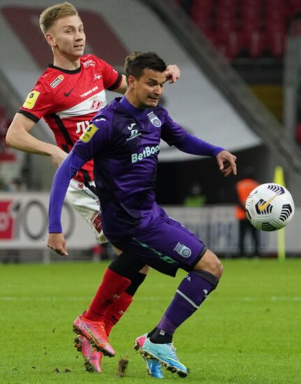 Russia Soccer Premier-League Spartak - Ufa