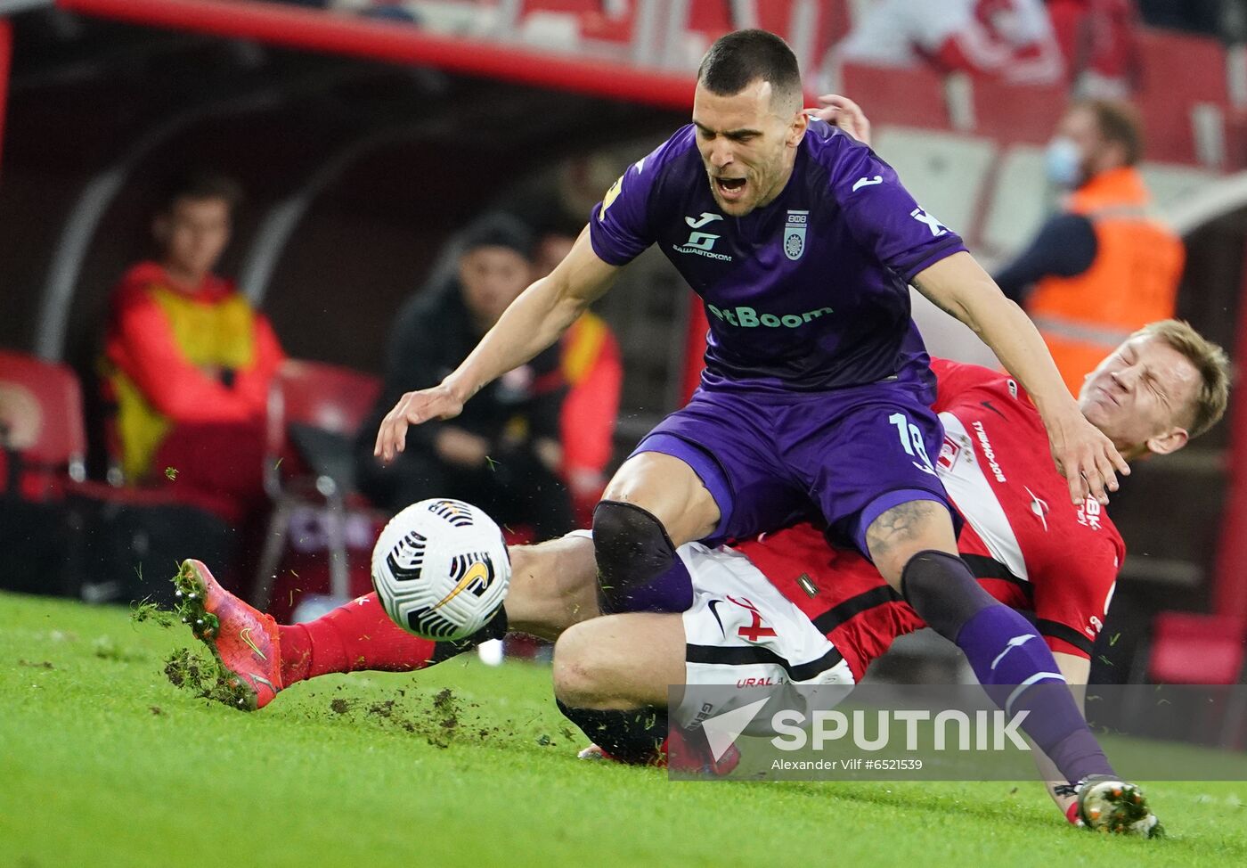 Russia Soccer Premier-League Spartak - Ufa