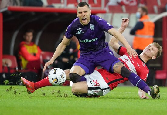 Russia Soccer Premier-League Spartak - Ufa
