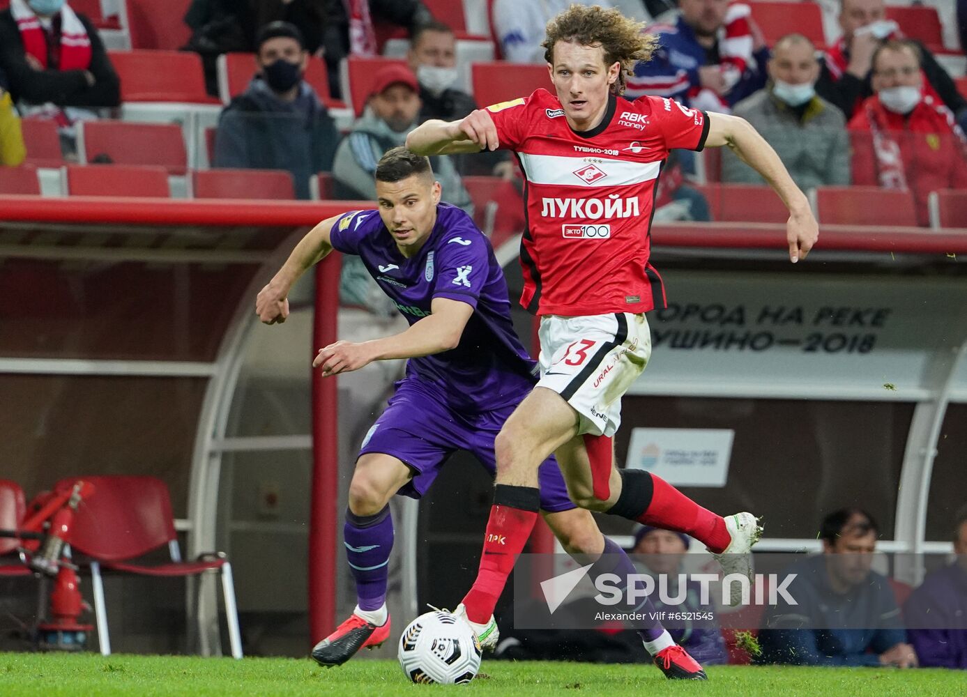 Russia Soccer Premier-League Spartak - Ufa