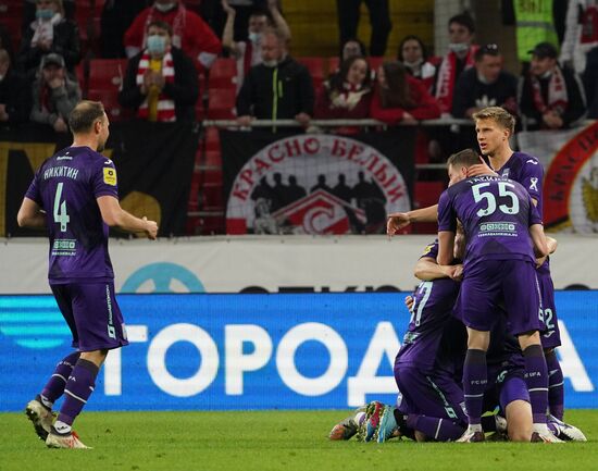 Russia Soccer Premier-League Spartak - Ufa