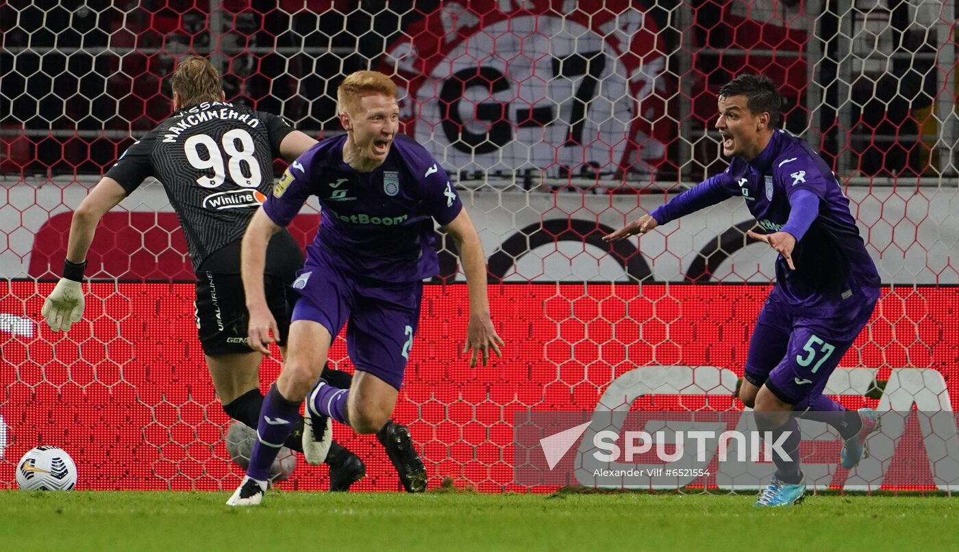 Russia Soccer Premier-League Spartak - Ufa